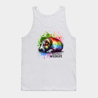 Hippo Protect Wildlife Tank Top